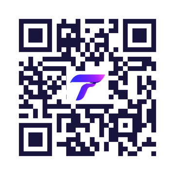 QR code linking to tranyx.app